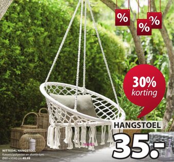 Jysk Nittedal Hangstoel aanbieding