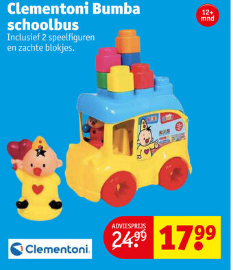 Kruidvat Clementoni Bumba schoolbus aanbieding