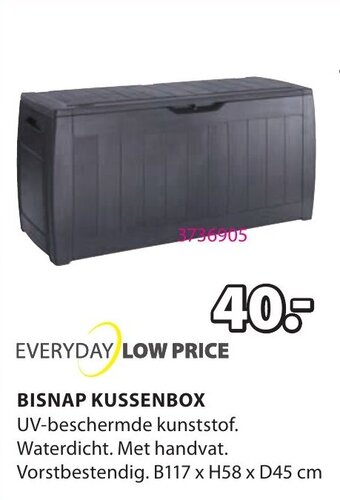 Jysk Bisnap Kussenbox aanbieding