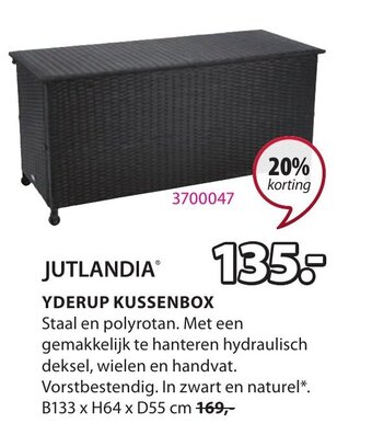Jysk Yderup Kussenbox aanbieding