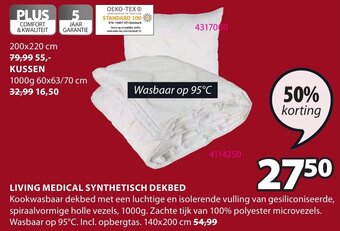Jysk Living Medical Synthetisch Dekbed aanbieding