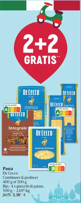 Delhaize De Cecco Pasta 500 g aanbieding