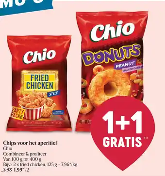 Delhaize Chio Chips voor het aperitief 125 g aanbieding