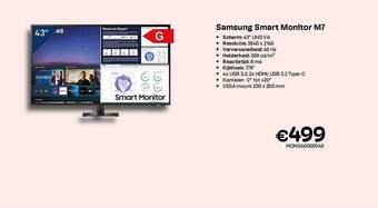 CompuDeals Samsung Smart Monitor M7 aanbieding
