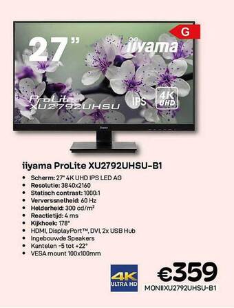 CompuDeals Iiyama Prolite Scherm aanbieding