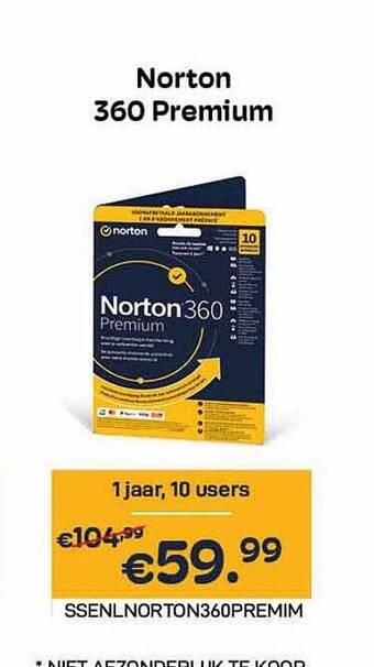 CompuDeals Norton 360 Premium aanbieding