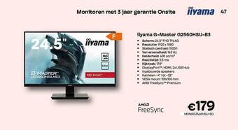 CompuDeals Iiyama Gmaster Scherm aanbieding
