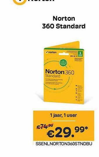 CompuDeals Norton 360 Standard aanbieding