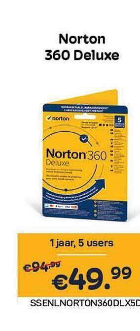 CompuDeals Norton 360 Deluxe aanbieding