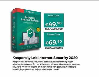 CompuDeals Kaspersky Lab Internet Security 2020 aanbieding