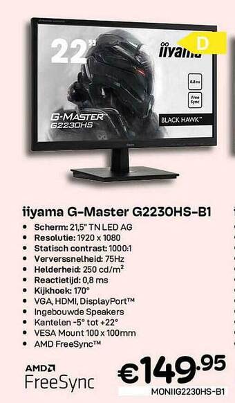 CompuDeals Iiyama Gmaster Scherm aanbieding