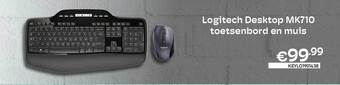 CompuDeals Logitech Desktop Mk710 Toetsenbord En Muis aanbieding