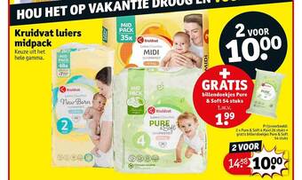 Kruidvat Kruidvat Luiers Midpack aanbieding