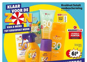 Kruidvat Kruidvat Solait Zonbescherming aanbieding