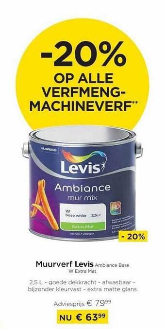 Molecule Muurverf Levis aanbieding