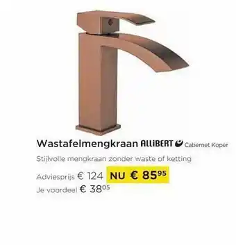 Wastafelmengkraan Allibert