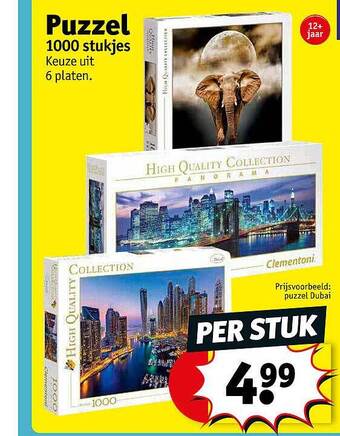 Kruidvat Puzzel aanbieding