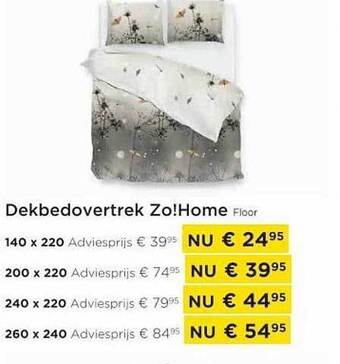 Molecule Dekbedovertrek Zo!home aanbieding