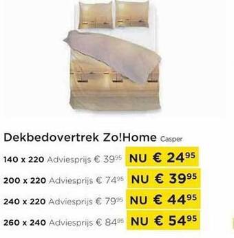 Molecule Dekbedovertrek Zo!home aanbieding