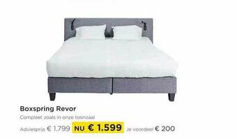 Molecule Boxspring Revor aanbieding