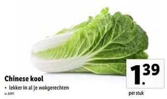 Lidl Chinese kool aanbieding