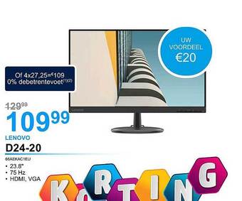 AUVA Lenovo D24-20 aanbieding