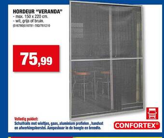 Hubo Hordeur Veranda aanbieding
