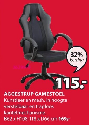 Jysk Aggestrup Gamestoel aanbieding