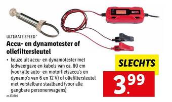 Lidl Accu En Dynamotester Of Oliefiltersleutel aanbieding