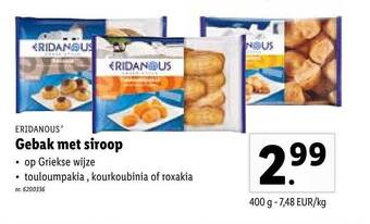 Lidl Gebak Met Siroop aanbieding
