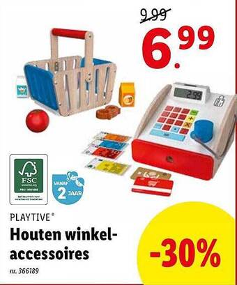 Lidl Houten Winkelaccessoires aanbieding