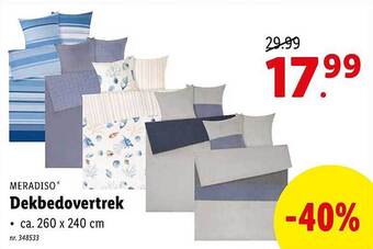 Lidl Dekbedovertrek aanbieding