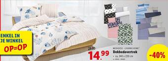Lidl Dekbedovertrek aanbieding
