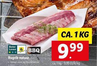 Lidl Rugrib Natuur aanbieding