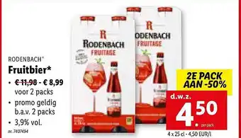 Lidl Fruitbier aanbieding