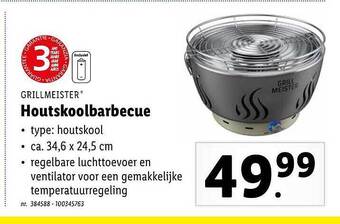 Lidl Houtskoolbarbecue aanbieding