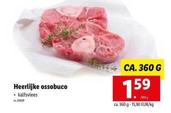 Lidl Heerlijke Ossobuco aanbieding