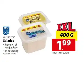 Lidl Chef Select Salades aanbieding
