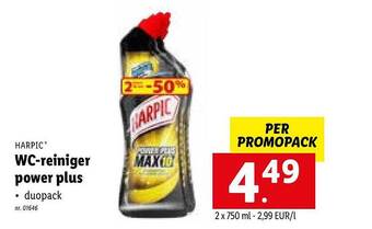 Lidl Wcreiniger Power Plus aanbieding