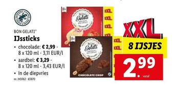 Lidl Ijssticks aanbieding