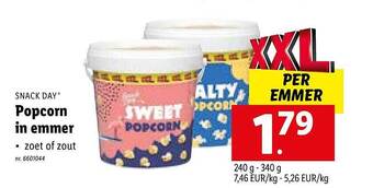 Lidl Popcorn In Emmer aanbieding