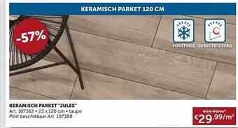 Zelfbouwmarkt Keramisch Parket Jules aanbieding