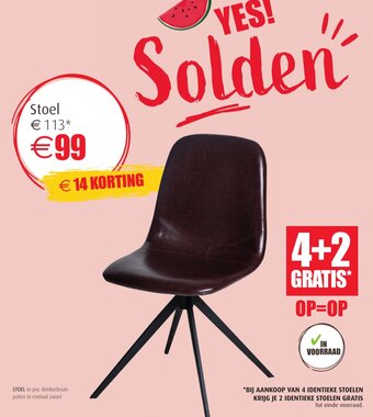 BE-Okay Stoel aanbieding