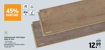 GAMMA Kliklaminaat Xxb Major Dikte 8 Mm aanbieding