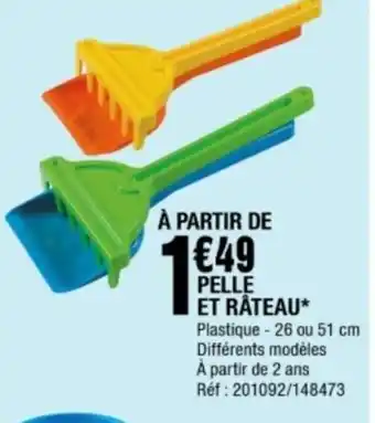 A partir de pelle et rateau