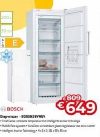 Exellent Bosch Diepvriezer - BOGSN29VWEV aanbieding