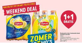 Delhaize Bruisende Of Nietbruisende Drank Op Basis Van Thee aanbieding