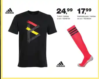 Bristol T-shirt / Adidas s-xxl, Voetbalkousen / Adidas xs-xxl aanbieding