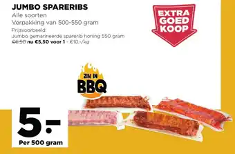 Jumbo Jumbo Gemarineerde Spareribs Honing, 500 gram aanbieding
