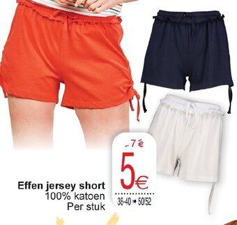 Cora Effen jersey short aanbieding
